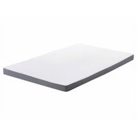 PĚNOVÁ MATRACE střední 80/200/10 cm Piccolo - bílá, textil (80/200cm) - Beliani
