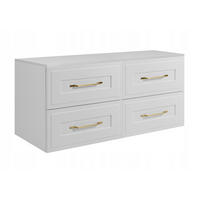 WASCHBECKUNTERSCHRANK CLASSIC 120 cm mit Arbeitsplatte Mattweiß - Weiß, Holzwerkstoff (120/58/46cm) - Rodan