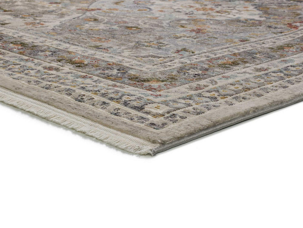 KURZFLORTEPPICH Mehrfarbig Kerman 200/290 cm - Beige/Grau, Naturmaterialien/Textil (200/290cm) - Atticgo