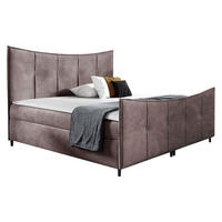 BOXBETT Bergamo Lux - Violett, Holz (200/200cm) - MIRJAN24