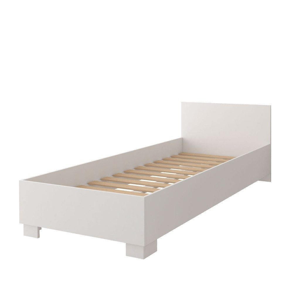 JUGENDBETT OLMO 90/200 Weiß - Weiß, Holzwerkstoff (90/200cm) - Deine Möbel 24