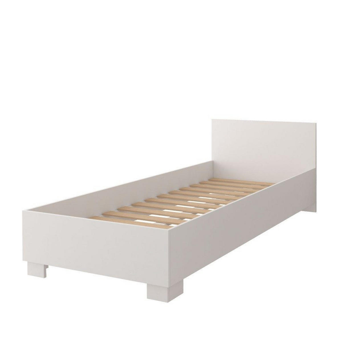 JUGENDBETT OLMO 90/200 Weiß - Weiß, Holzwerkstoff (90/200cm) - Deine Möbel 24
