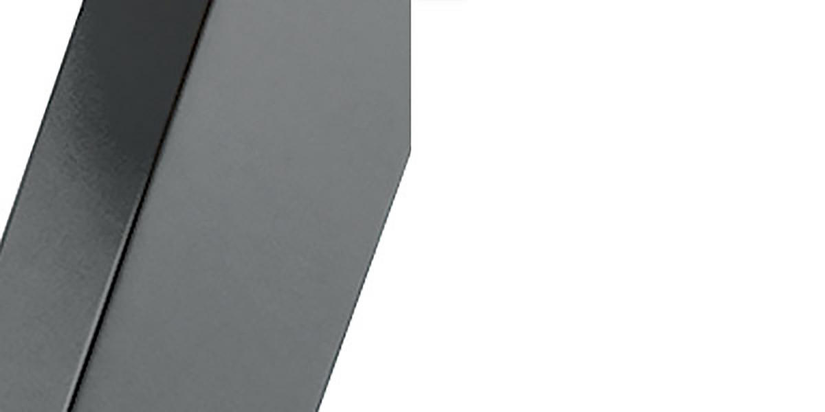 ESSTISCH Borte Icy Weiß / Graphit 100/138 / 100 / 76cm - Graphitfarben/Weiß, Holz/Holzwerkstoff (100/100/76cm) - Feldmann-Wohnen