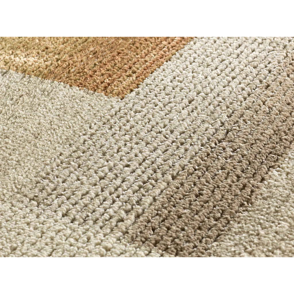 Thumbnail - Atticgo Webteppich, Kupfer, Hellbraun, Textil, Abstrakt, Rechteckig, 80x150 cm, Oeko-Tex® Standard 100, in verschiedenen...