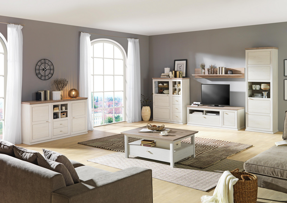Wohnzimmer Landhausstil Weiß, landhausstil | landhausmöbel für jeden wohnbereich xxxlutz, Design ideen