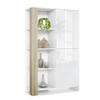 HIGHBOARD Canto Eiche sägerau - Eiche San Remo, Holzwerkstoff (95/151.5/36cm) - Vladon
