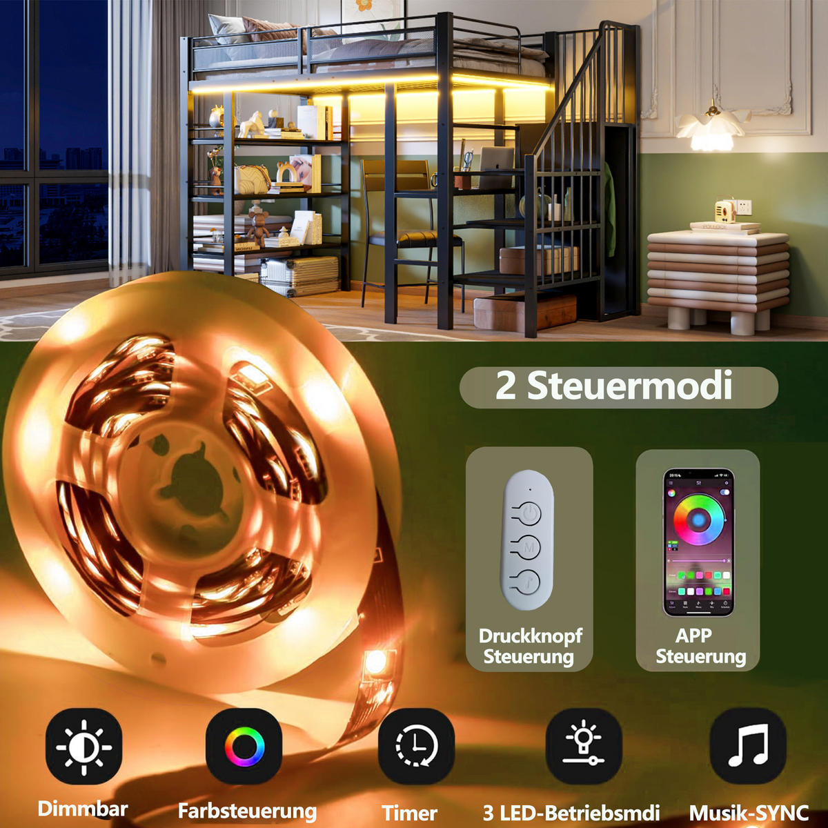 HOCHBETT Eisen 90/200 cm Schwarz - Schwarz, Metall - Raumix