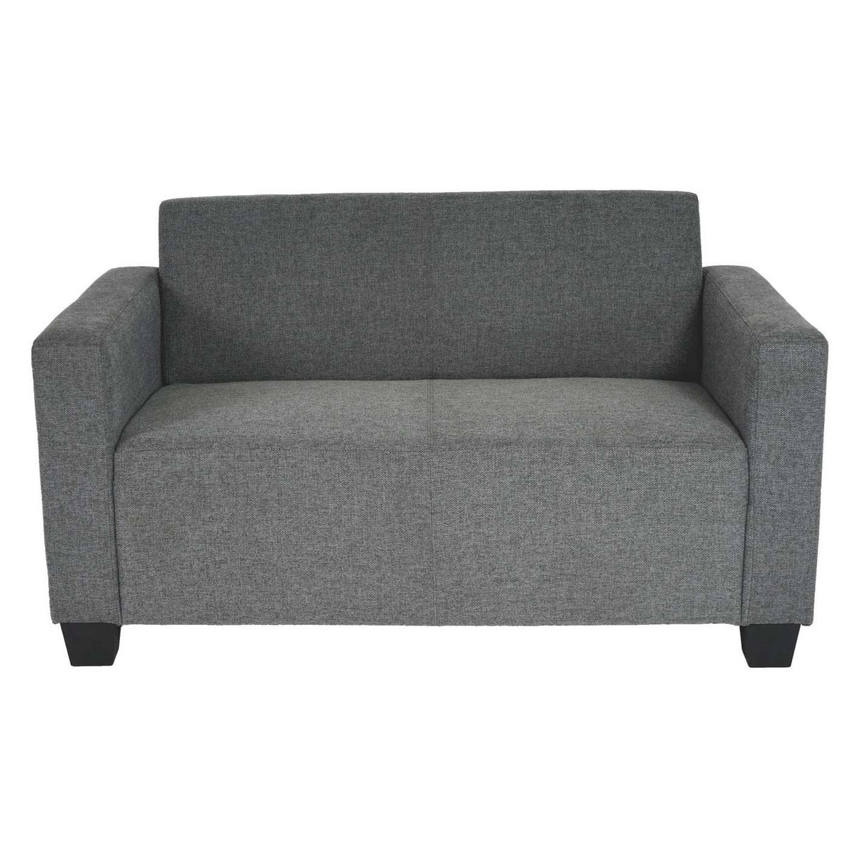 2-SITZER SOFA COUCH LOUNGESOFA Grau - Grau, Textil (136/76/72cm) - MCW