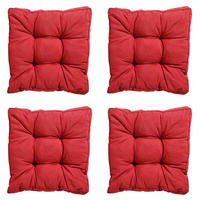 SITZKISSEN Panama 47/47 cm 4er-Set - Rot, Textil (47/8/47cm) - Madison