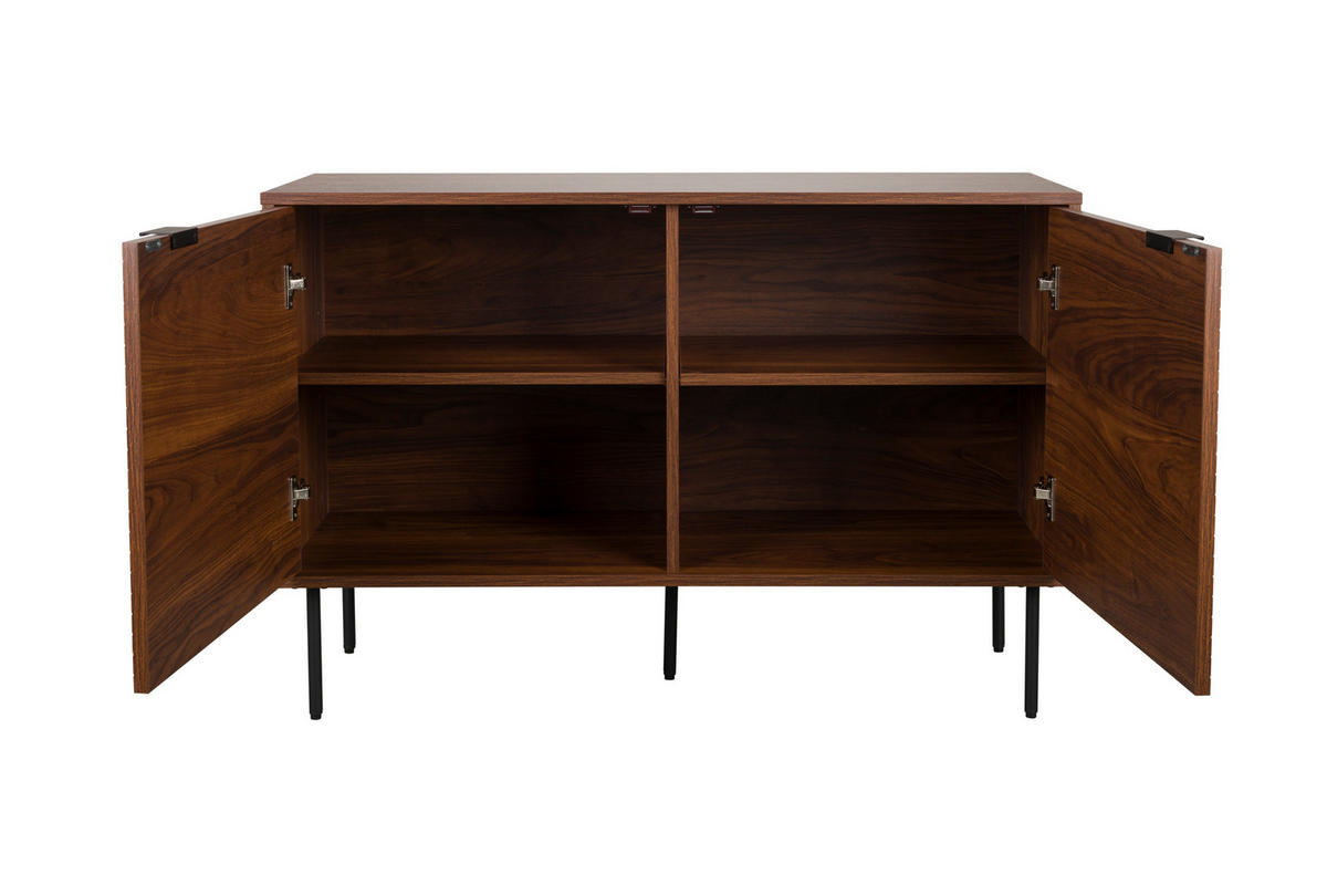 BEISTELLTISCH Stripes - Braun - 40/110/74 cm - Braun, Holz (40/110/74cm)