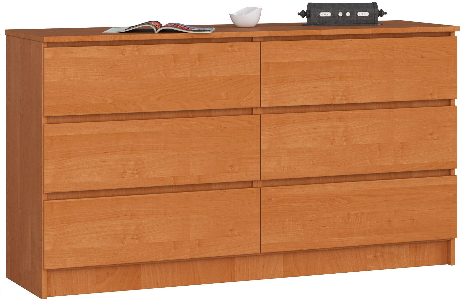 KOMMODE Erlefarben 77/138/40 - Erlefarben, Holzwerkstoff (138/77/40cm) - RAUMHIRSCH FURNITURE