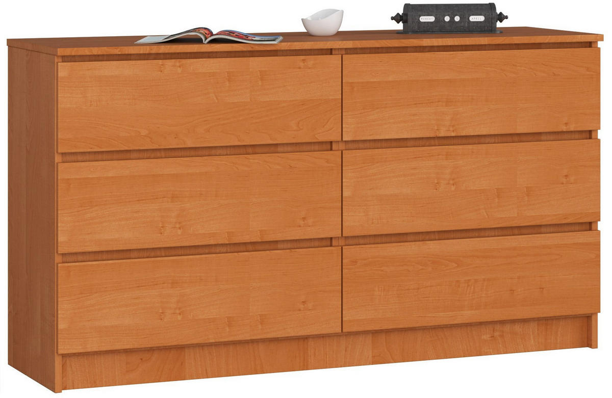 KOMMODE Erlefarben 77/138/40 - Erlefarben, Holzwerkstoff (138/77/40cm) - RAUMHIRSCH FURNITURE