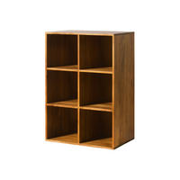 WÜRFELREGAL Akazie 60x40x86 natur lackiert MONTREAL #136 - Braun, Holz (60/86/40cm) - Massivmoebel24