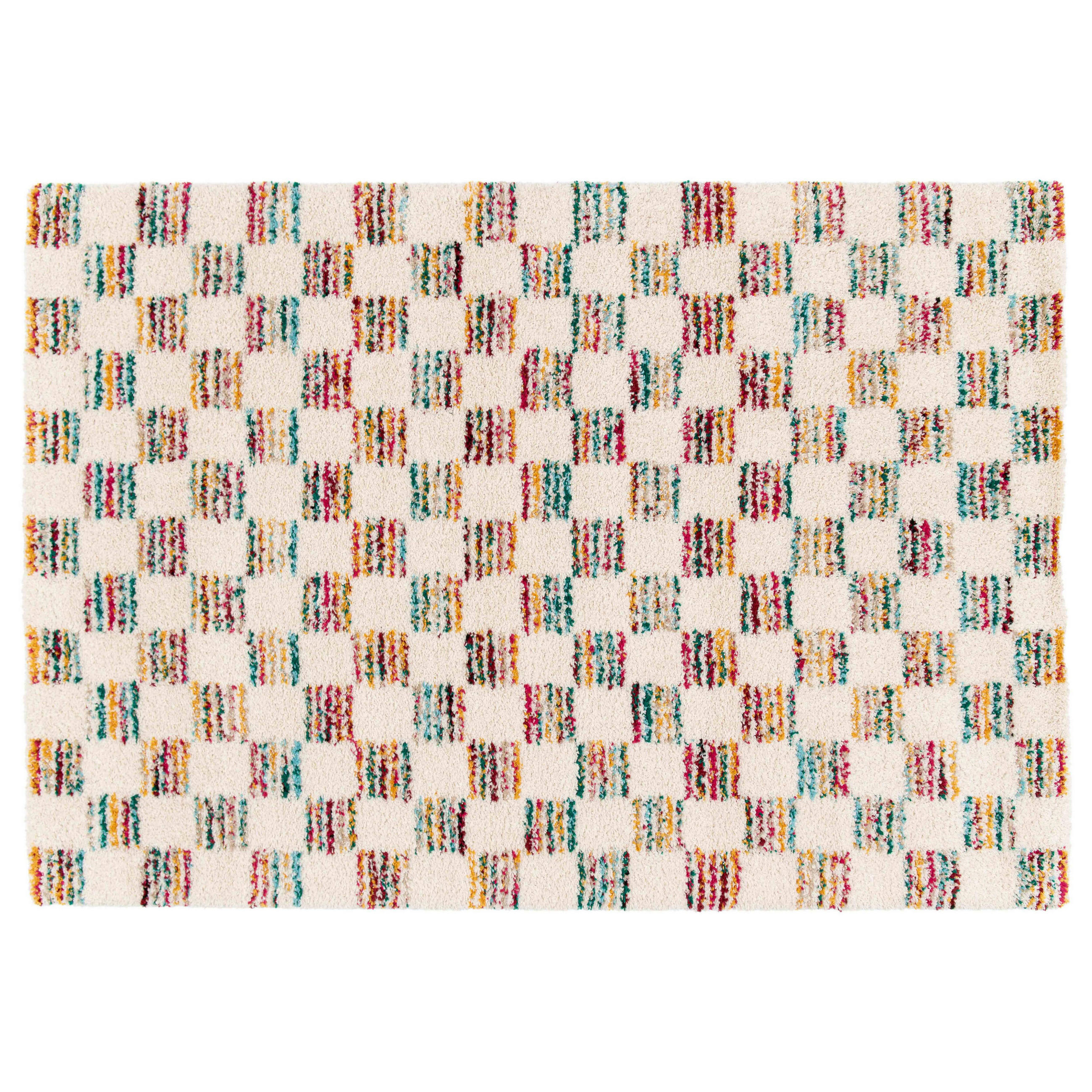 TEPPICH, Weiß - Weiß, Textil (160/230cm) - Oviala