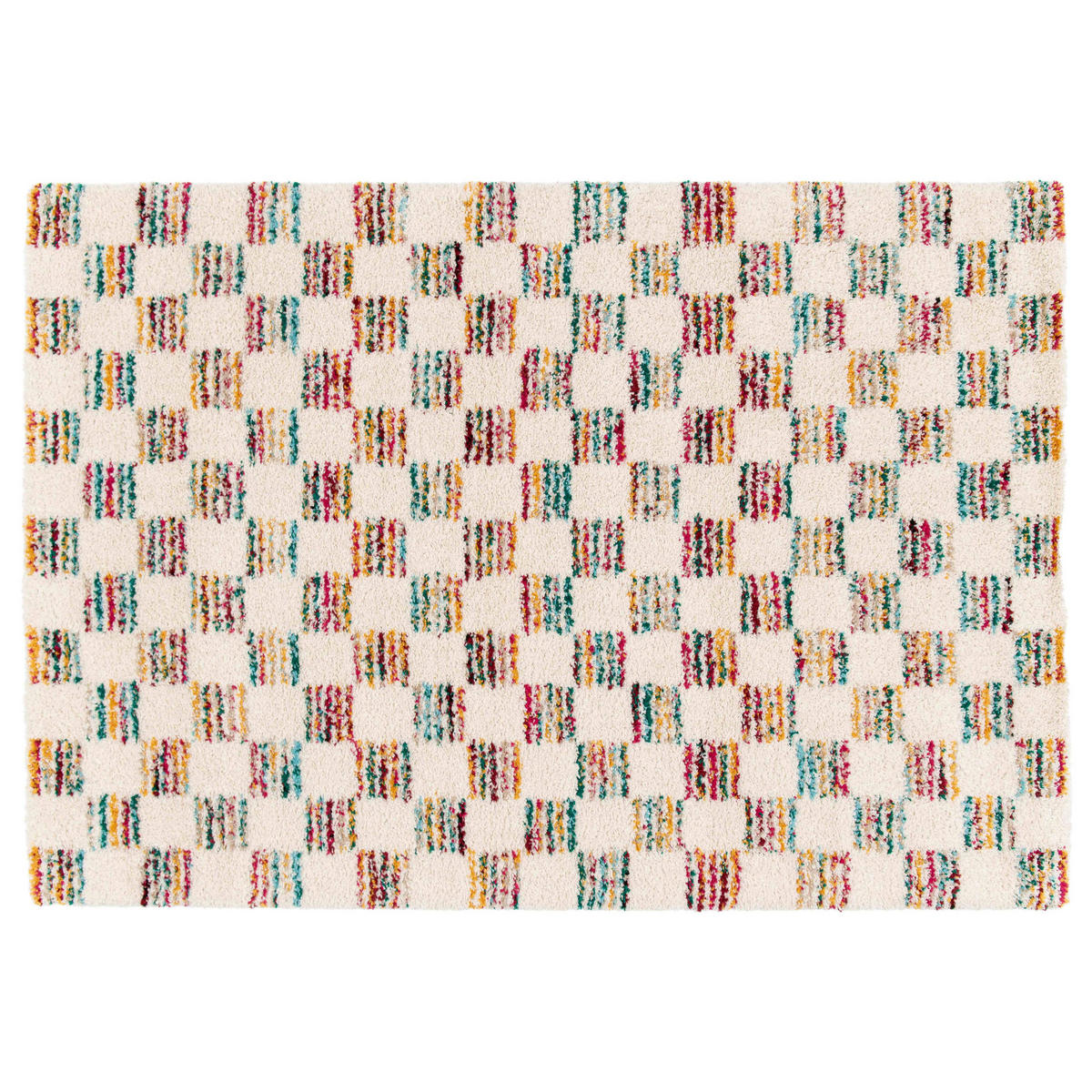 TEPPICH, Weiß - Weiß, Textil (160/230cm) - Oviala