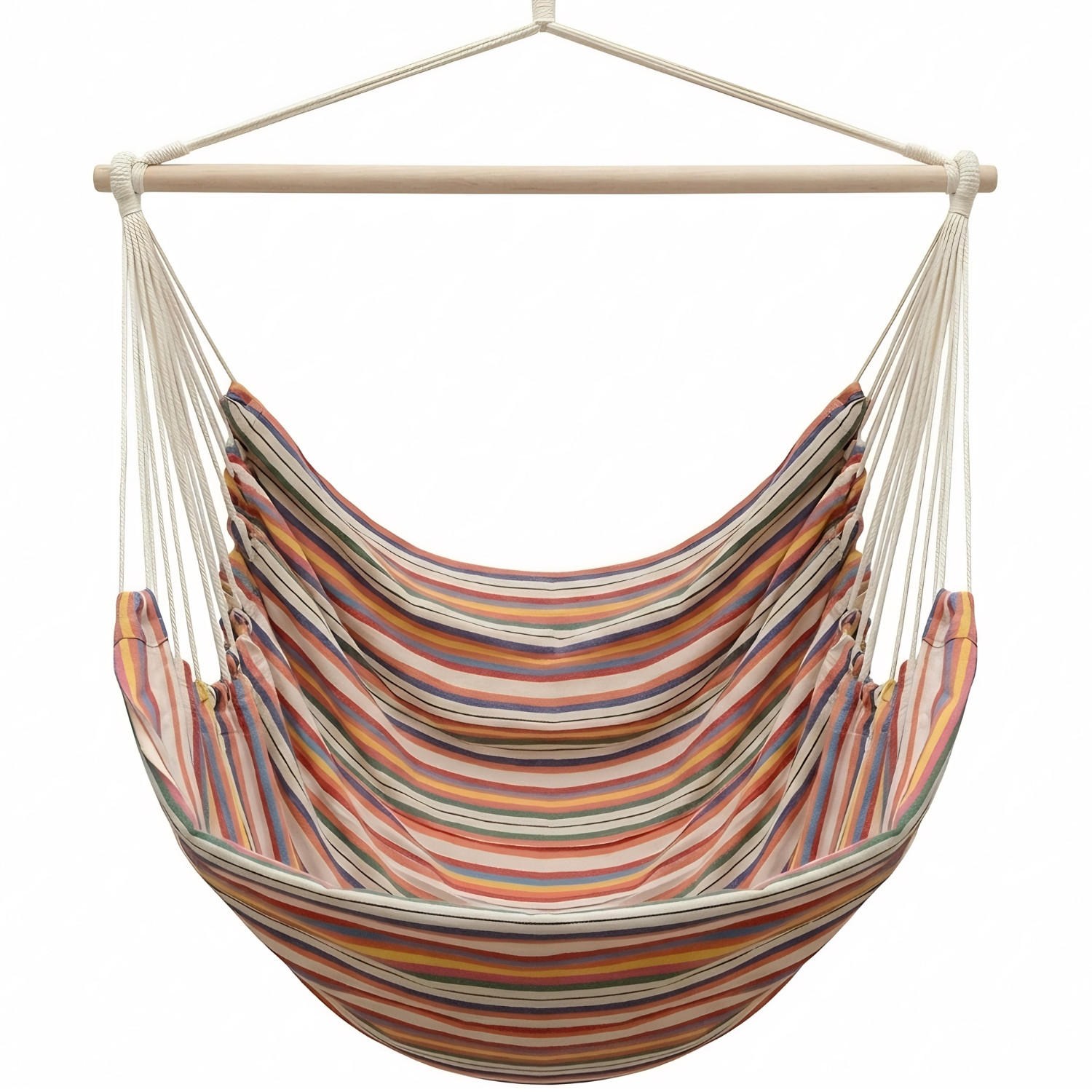 XXL-HÄNGESESSEL bis 150kg, 185/130 cm Multicolor - Multicolor, Textil (130/155/185cm) - Amanka