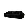 SOFA MOLISA mit Schlaffunktion ITAKA 15 mit Stauraum - Schwarz, Textil (86/82/246cm) - Bedante