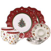 FRÜHSTÜCKS-SET Toy's Delight rot 6er Set - Rot, Keramik (1/1/1cm) - Villeroy & Boch