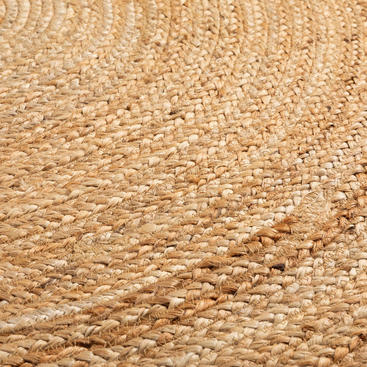 FLACHGEWEBETEPPICH 100/100 cm Goa Rund - Naturfarben, Naturmaterialien (100/100cm) - Steffensmeier