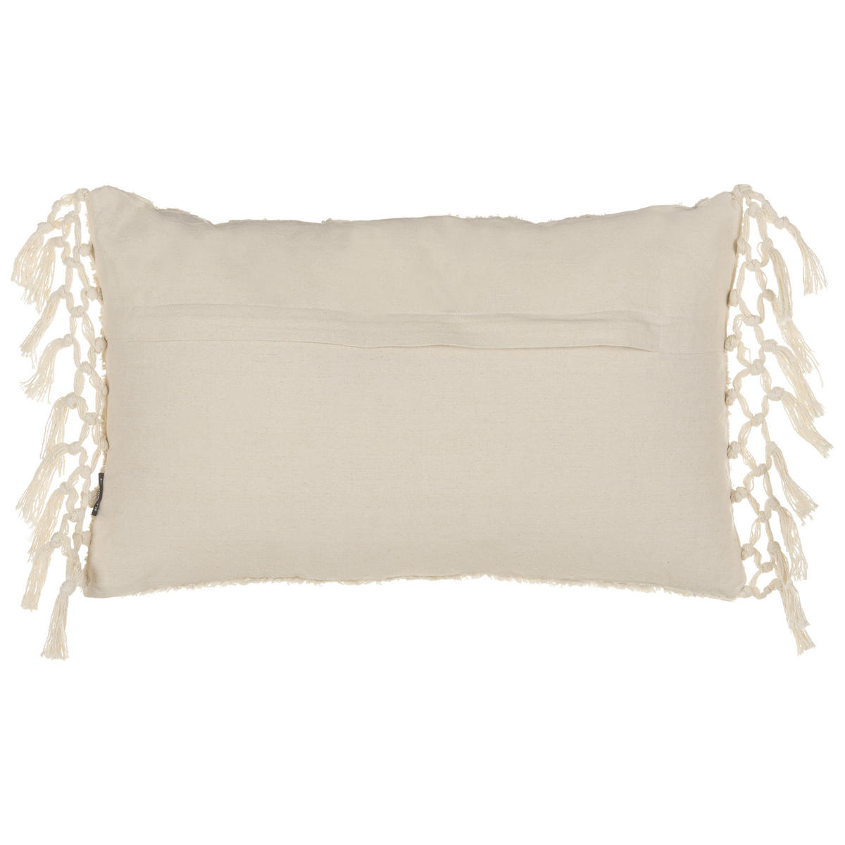 DEKOKISSEN 2er-Set Weiß 30/50 cm Caltha - Pink/Beige, Textil (30/50cm) - Beliani