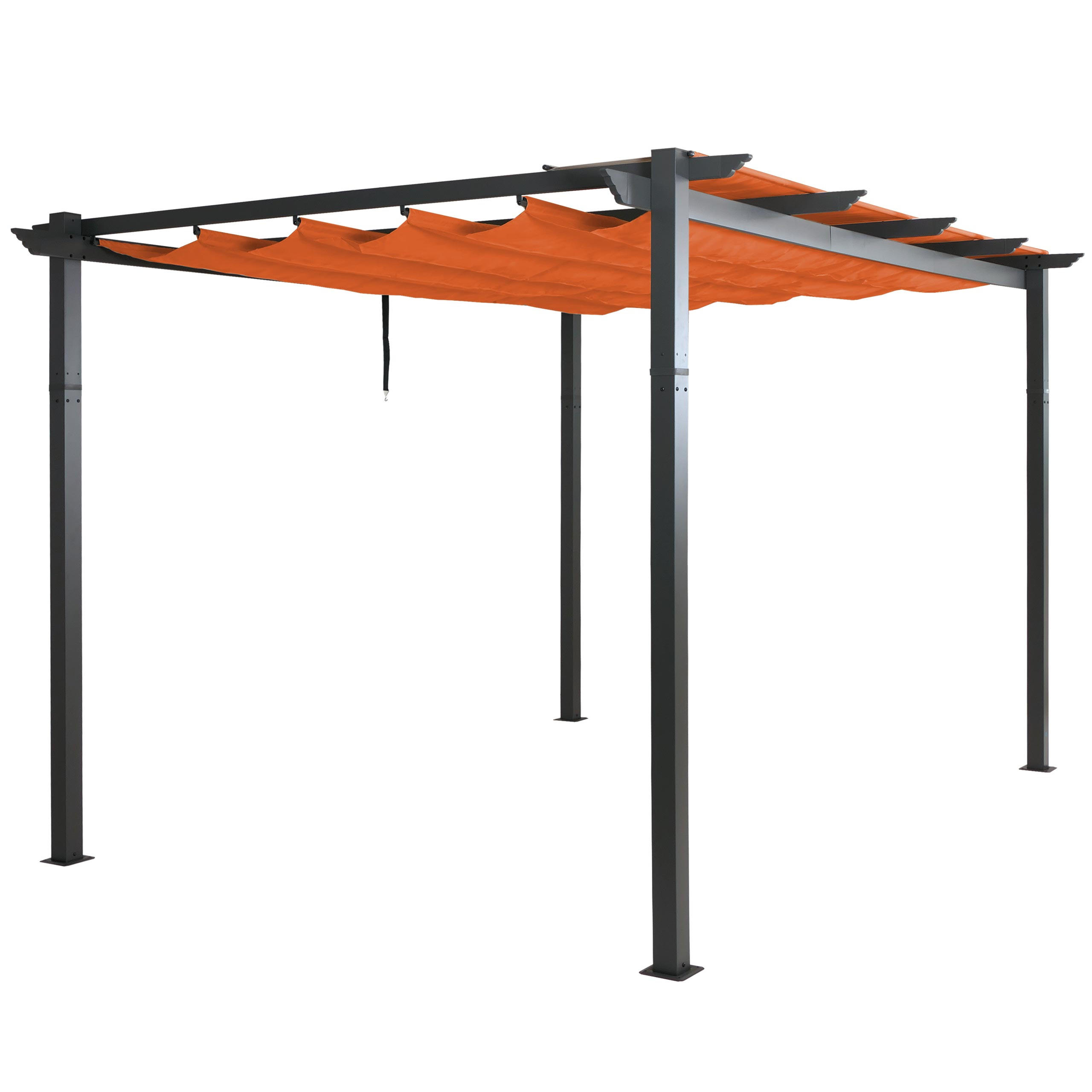 PERGOLA Orange - Orange, Metall (400/240/300cm) - MCW