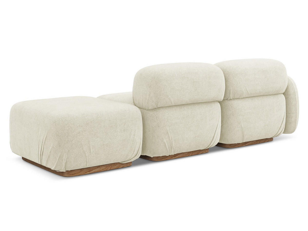 SESSEL Chenille Stoff Schwarz - Schwarz, Kunststoff/Textil (137/70/89cm) - Makamii