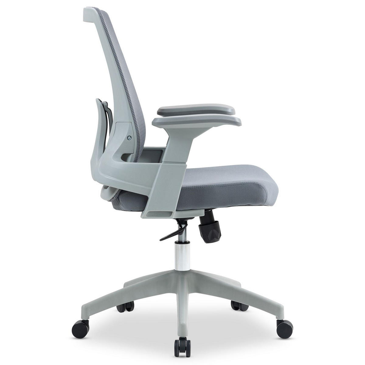 BÜRODREHSTUHL CAPVAL - Grau, Kunststoff/Textil (63/108/61cm) - IDIMEX