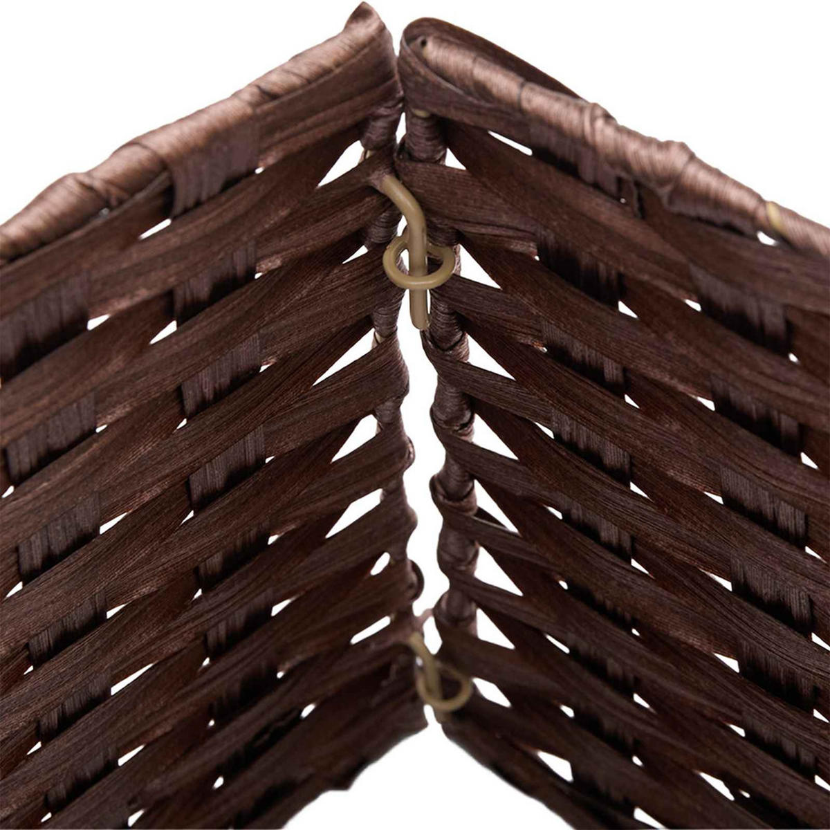 WEIHNACHTSBAUMKRAGEN 60/60/28 cm Braun Poly-Rattan - Braun, Holzwerkstoff (60/28/60cm) - vidaXL