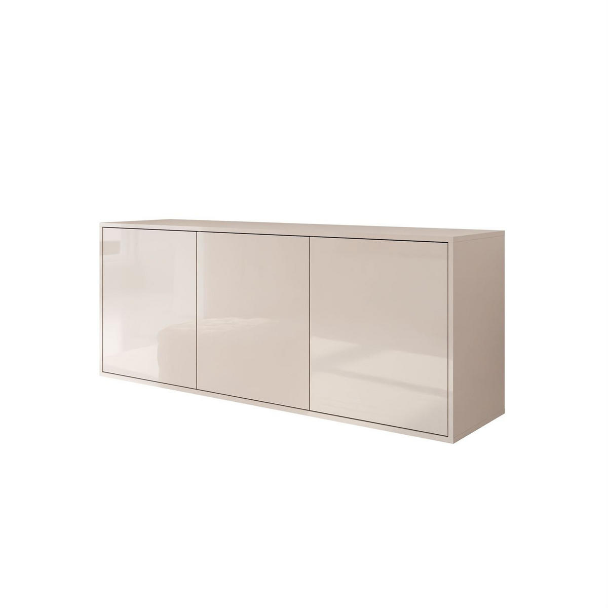 KOMMODE SANAYI Kaschmir Hochglanz – hängend - Kaschmir, Holzwerkstoff (154/60/40cm) - Lookway