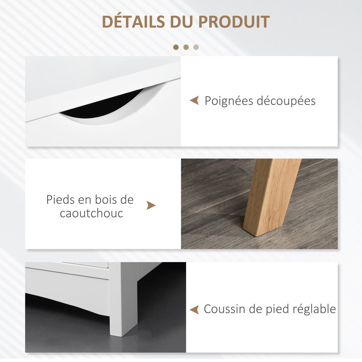 TV-LOWBOARD Weiß 150/39/50 cm, 2 Türen, Skandinavischer Stil - Weiß, Holzwerkstoff (150/50/39cm) - PANGIVO