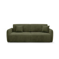 SOFA Dora 3 Sitzplätze Grün - Grün, Holz (233/92/110cm) - Petits-meubles