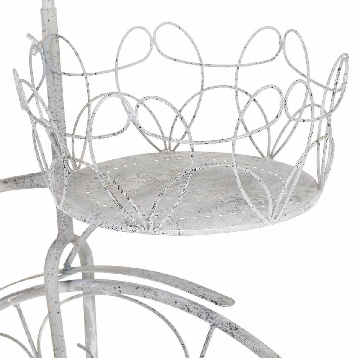 PFLANZENSTÄNDER aus Metall, grau, 102x38x103cm - Grau, Metall (102.87cm) - Wanderlust