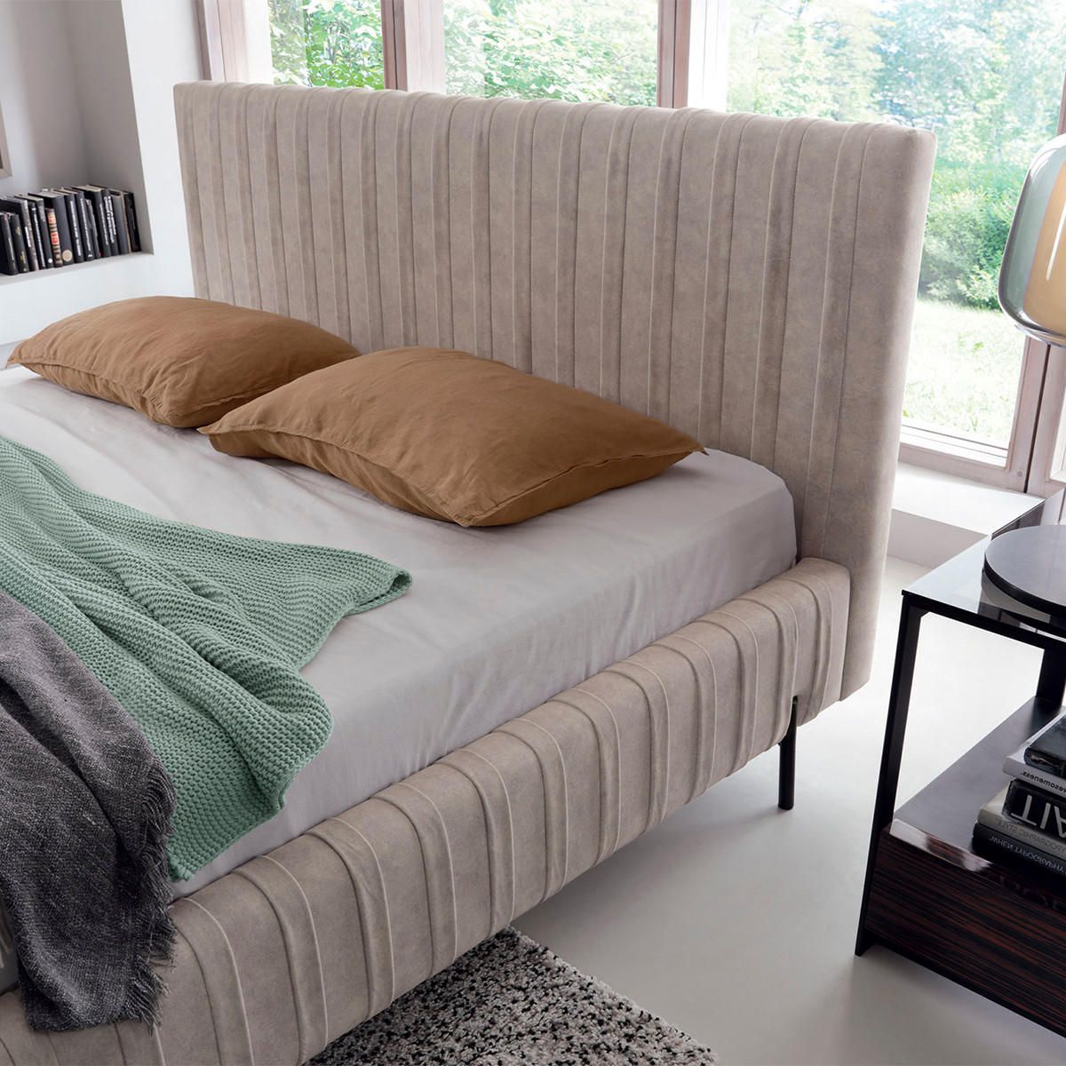 BOXSPRING POSTEĽ 180/200 Ori Béžová - béžová, drevo (180/200cm) - Petits-meubles