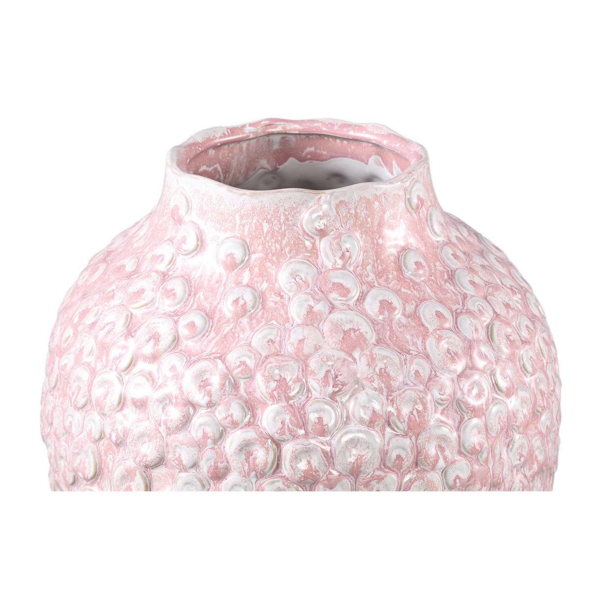TOPF Avis Rosa 26/26/35cm - Pink, Keramik (35cm) - PTMD Collection