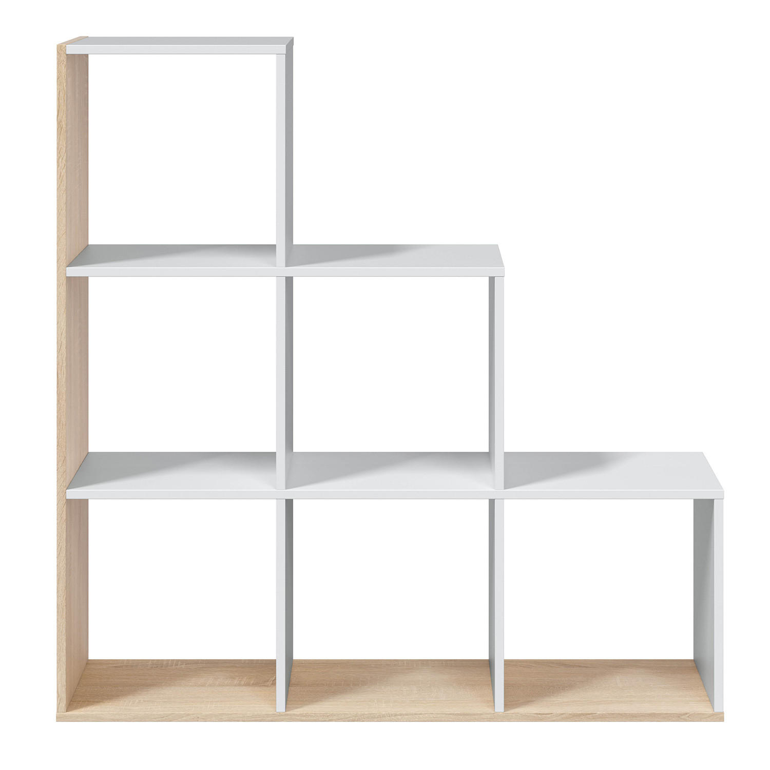 REGAL Estela Weiß/Eiche - Weiß, Holzwerkstoff (108/110/28cm) - VS Venta-stock