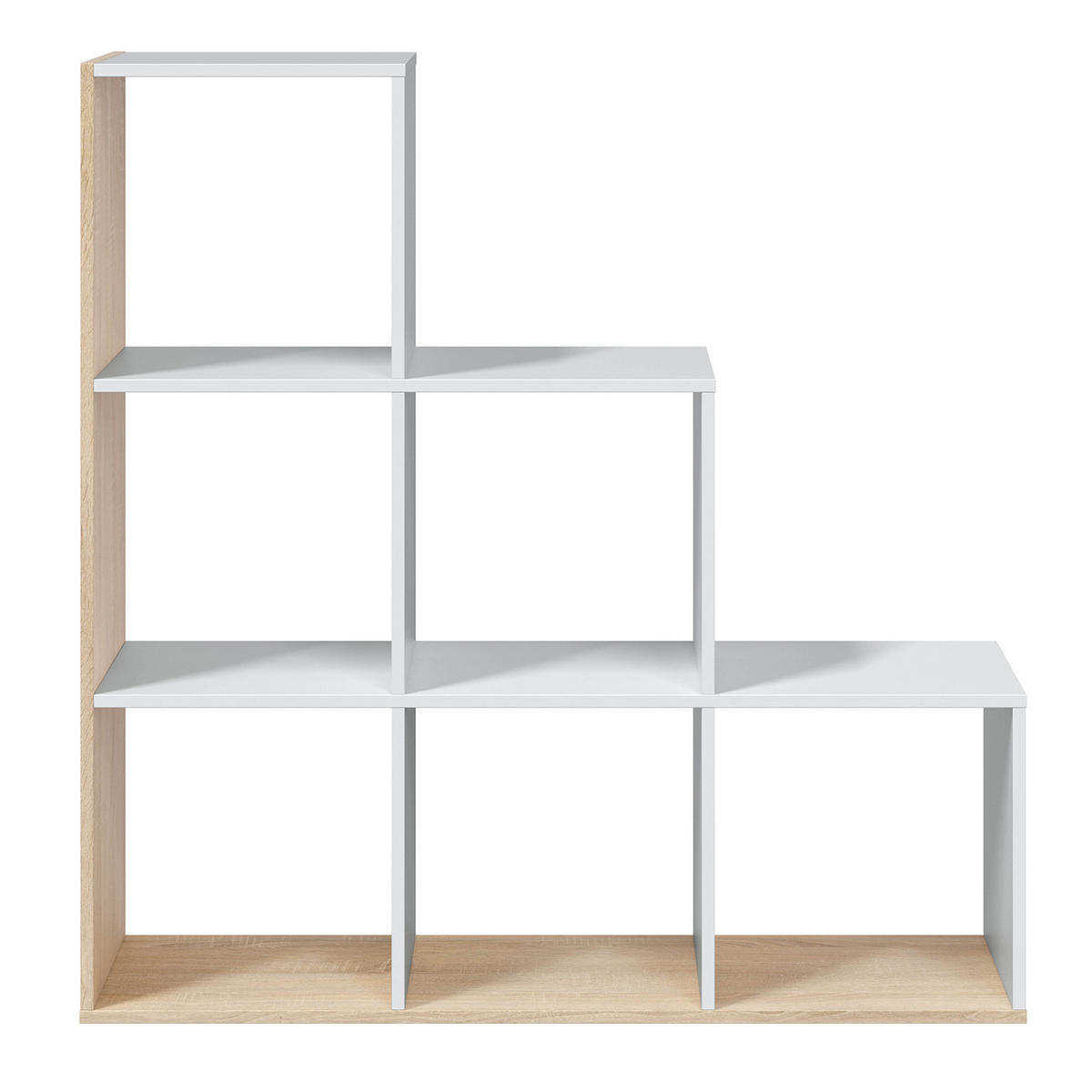REGAL Estela Weiß/Eiche - Weiß, Holzwerkstoff (108/110/28cm) - VS Venta-stock
