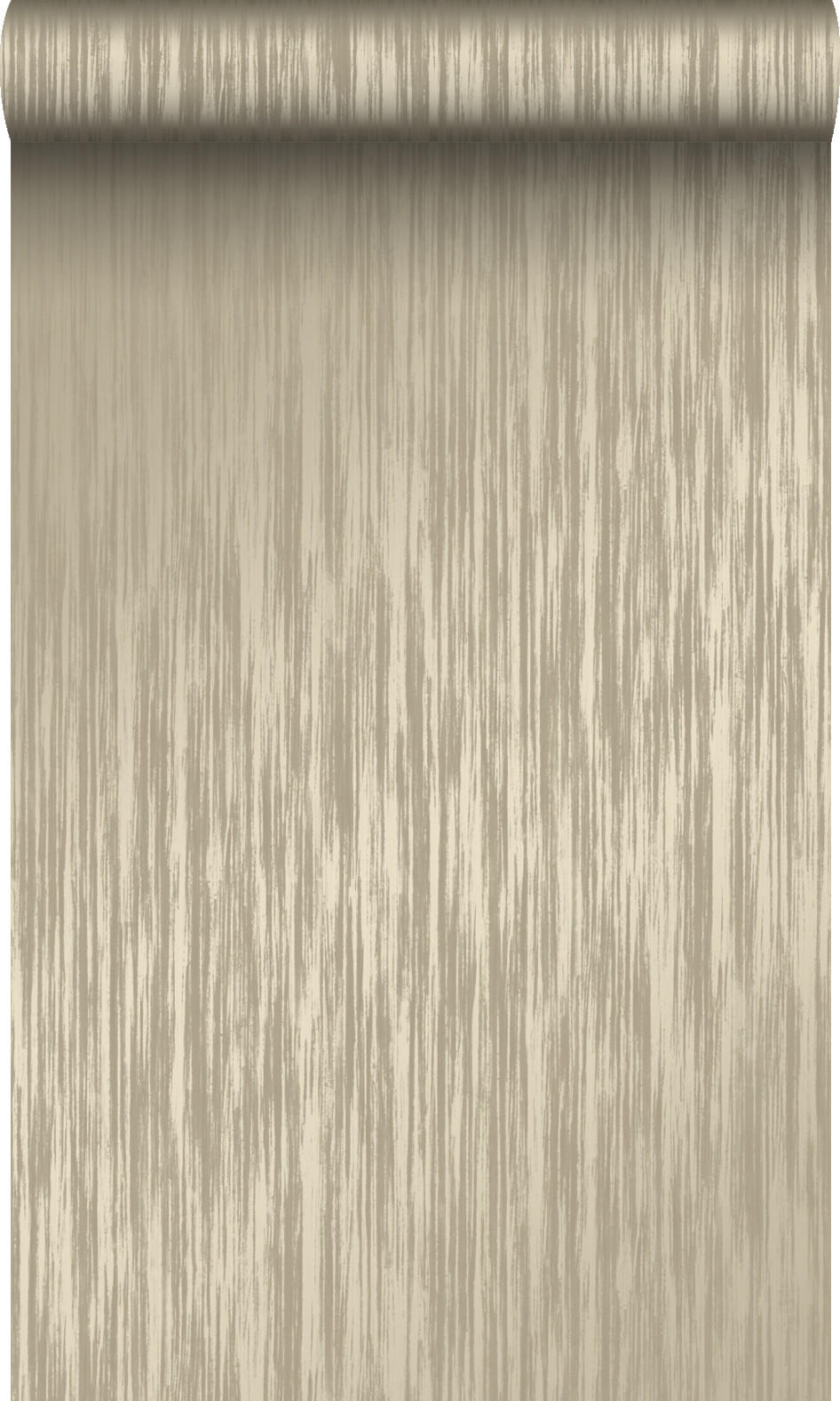 TAPETE feine Streifen 53 cm x 10.05 m - Braun, Papier (53/1000cm) - Origin Wallcoverings