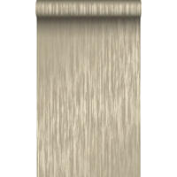 TAPETE feine Streifen 53 cm x 10.05 m - Braun, Papier (53/1000cm) - Origin Wallcoverings