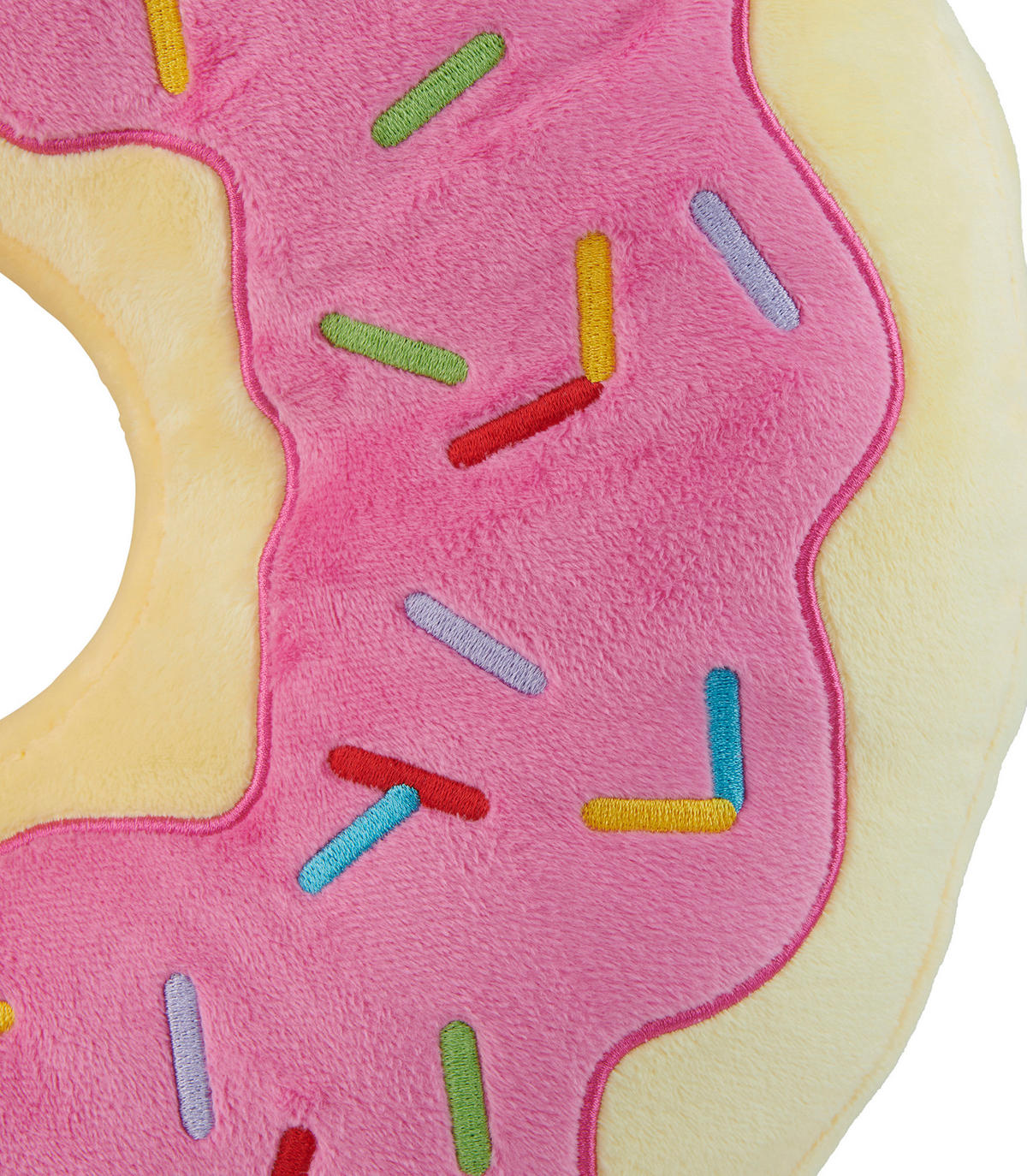 ZIERKISSEN Donut Rosa 40 cm - Rosa, Textil (40cm) - United Labels
