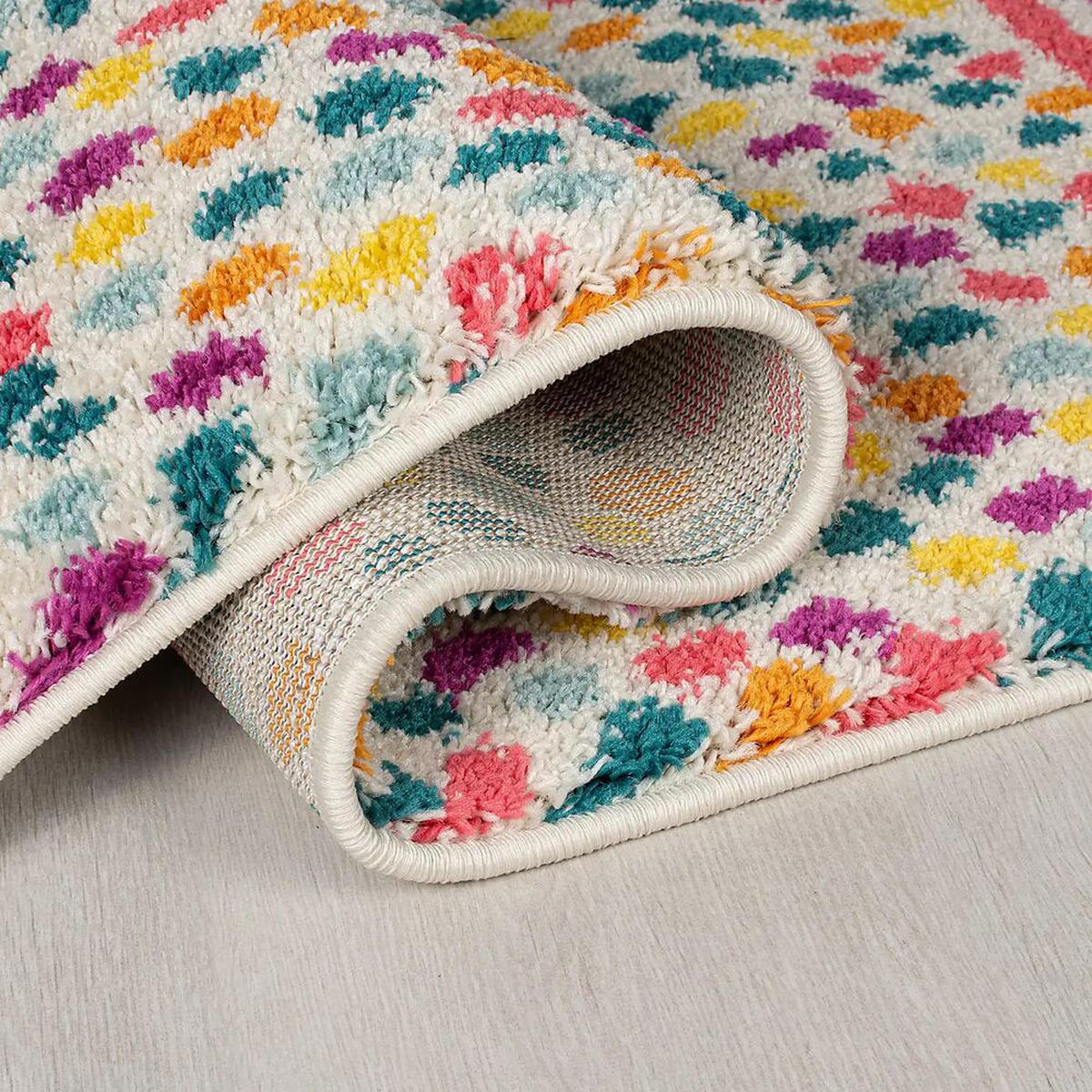KINDERTEPPICH Shaggy-Design, pflegeleicht, bunt HOLME, 140x200 cm - Multicolor, Textil (140/200cm) - KADIMA DESIGN