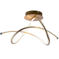 LED DECKENLEUCHTE Metall Gold - Goldfarben, Metall (51/27.7/30cm)