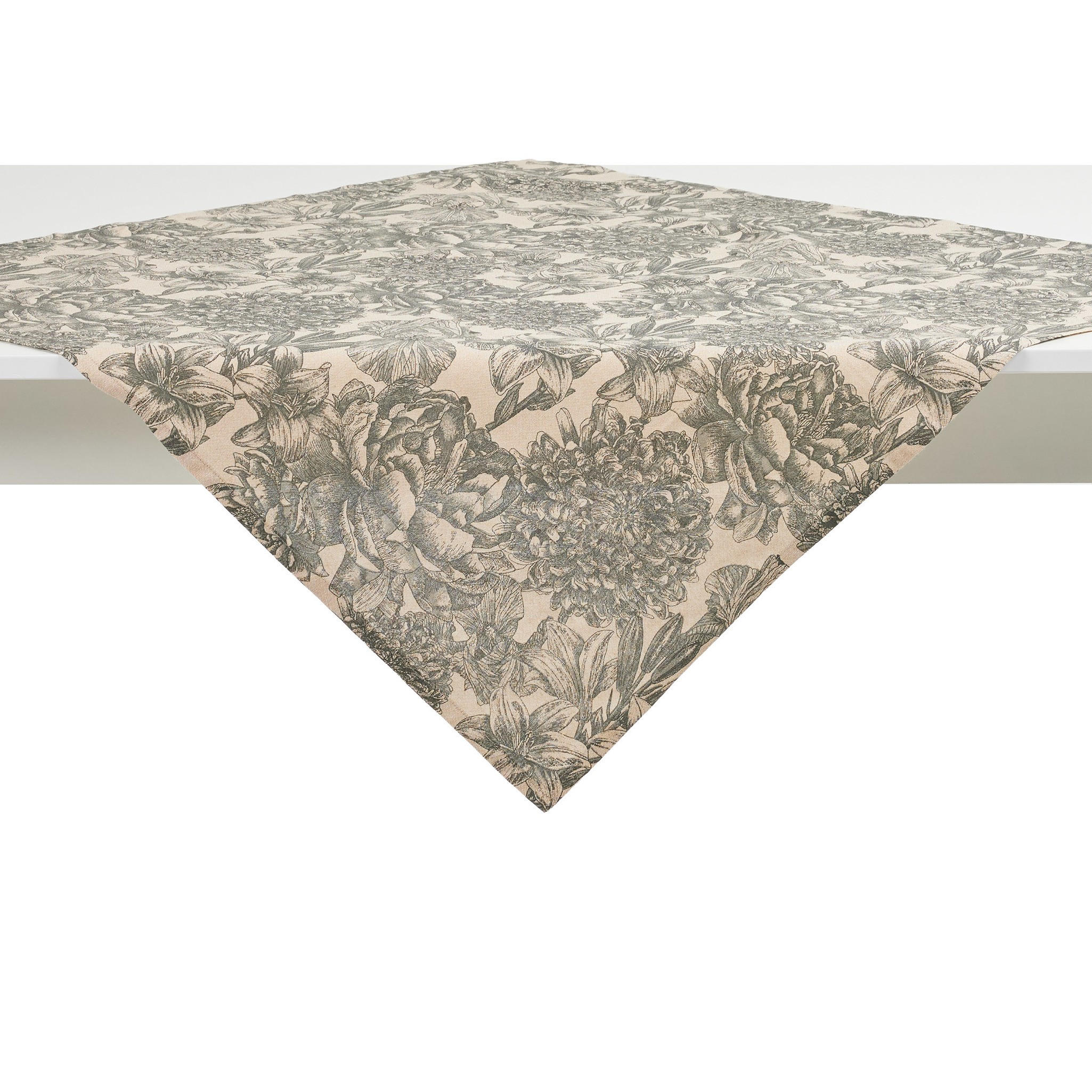 TISCHDECKE Tomilo - Beige, Textil (80/80/1cm) - home&you