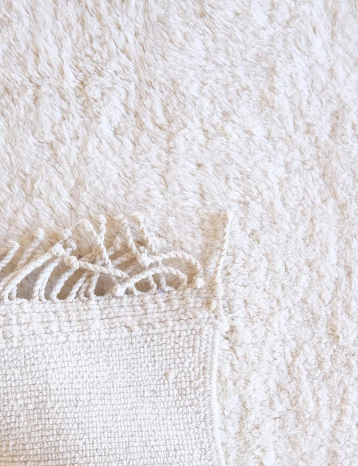 BERBERTEPPICH weich Wolle 118x 153 cm - Beige, Naturmaterialien (118/153cm) - AFK Living