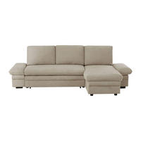 SCHLAFSOFA - 4 Personen - Stoff - Beige - - Beige, Textil (258/85/146cm) - Vente-Unique