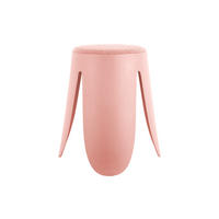 HOCKER Savor 44/44/46 cm - Pink, Kunststoff (44/46/44cm) - Leitmotiv