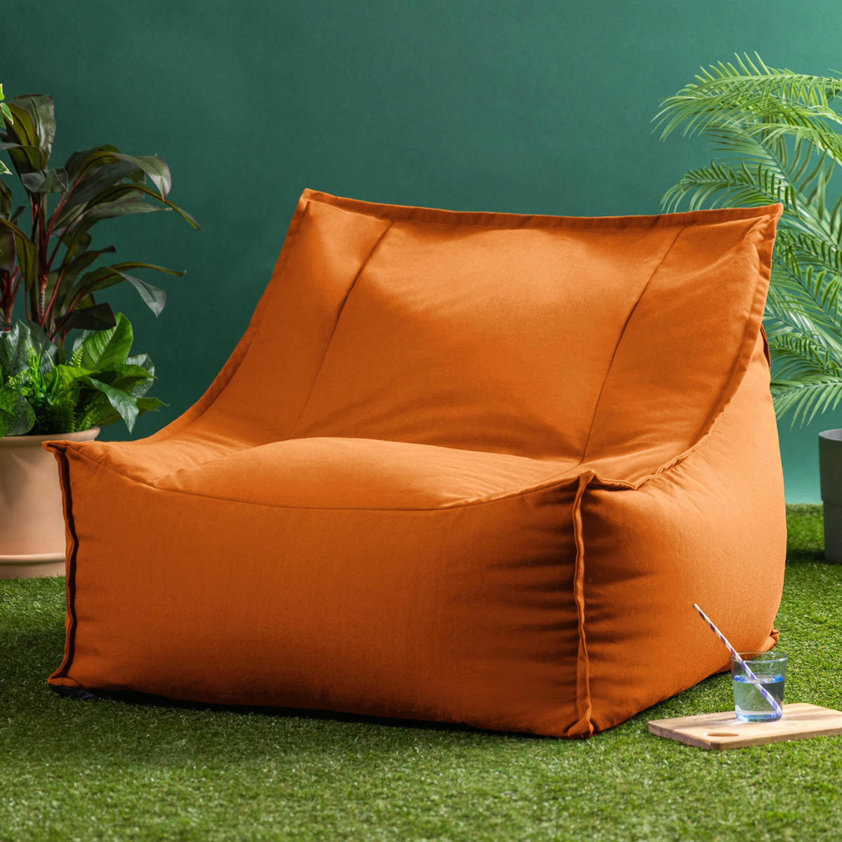 SITZSACK Outdoor Alto - Orange, Textil (94/75/94cm) - icon