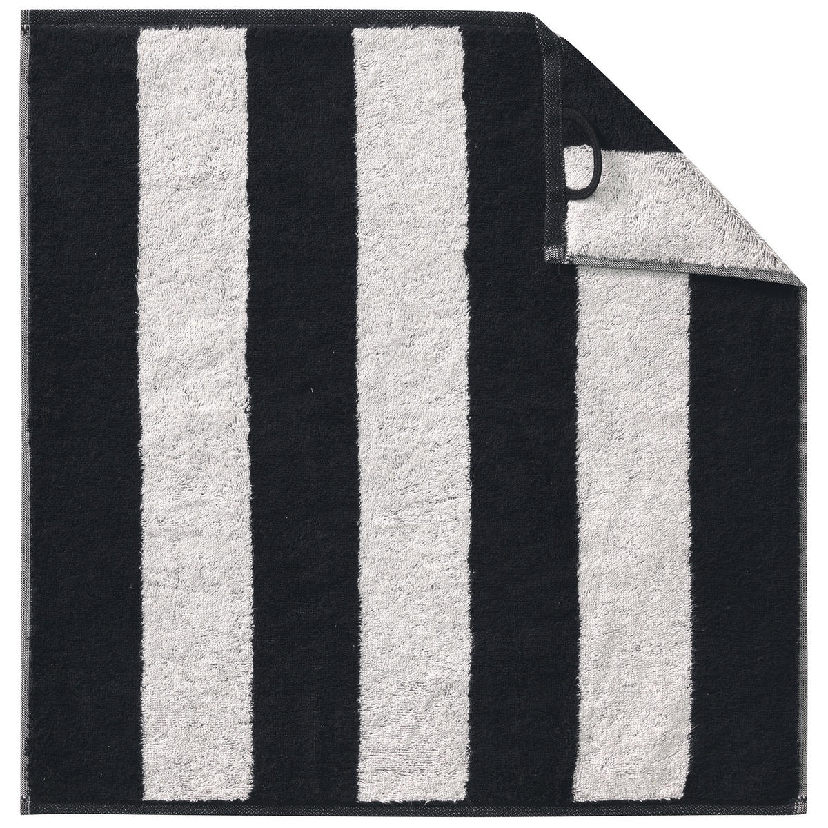 KÜCHENHANDTÜCHER CUISINE ZOOM BLOCKSTREIFEN 120 SCHWARZ - 97 - Schwarz, Textil (50/50cm) - Cawoe