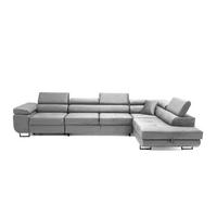 ECKSOFA WILD MAXI Rechts Grau - Grau, Holz (203/350cm) - Muffo