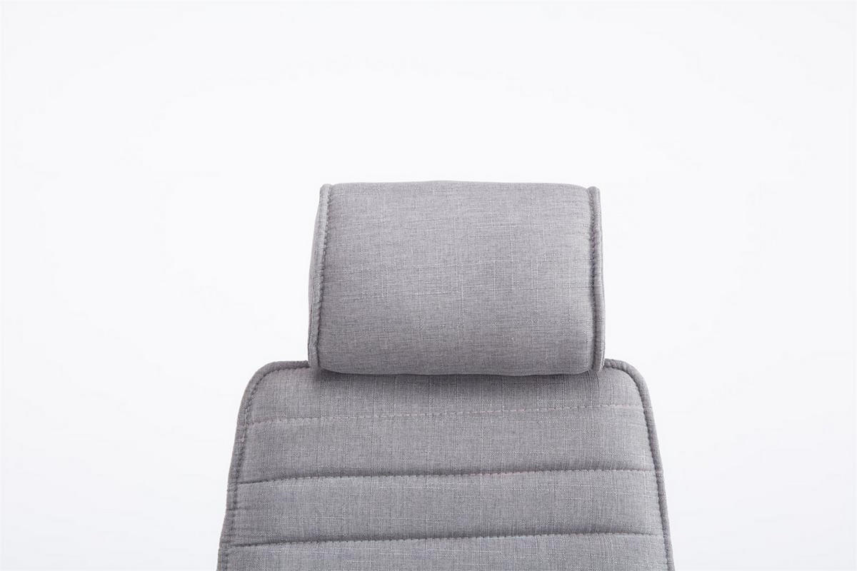 BÜROSTUHL Rocket Stoff Hellgrau - Grau, Textil/Metall (60/128/67cm) - TPFLiving