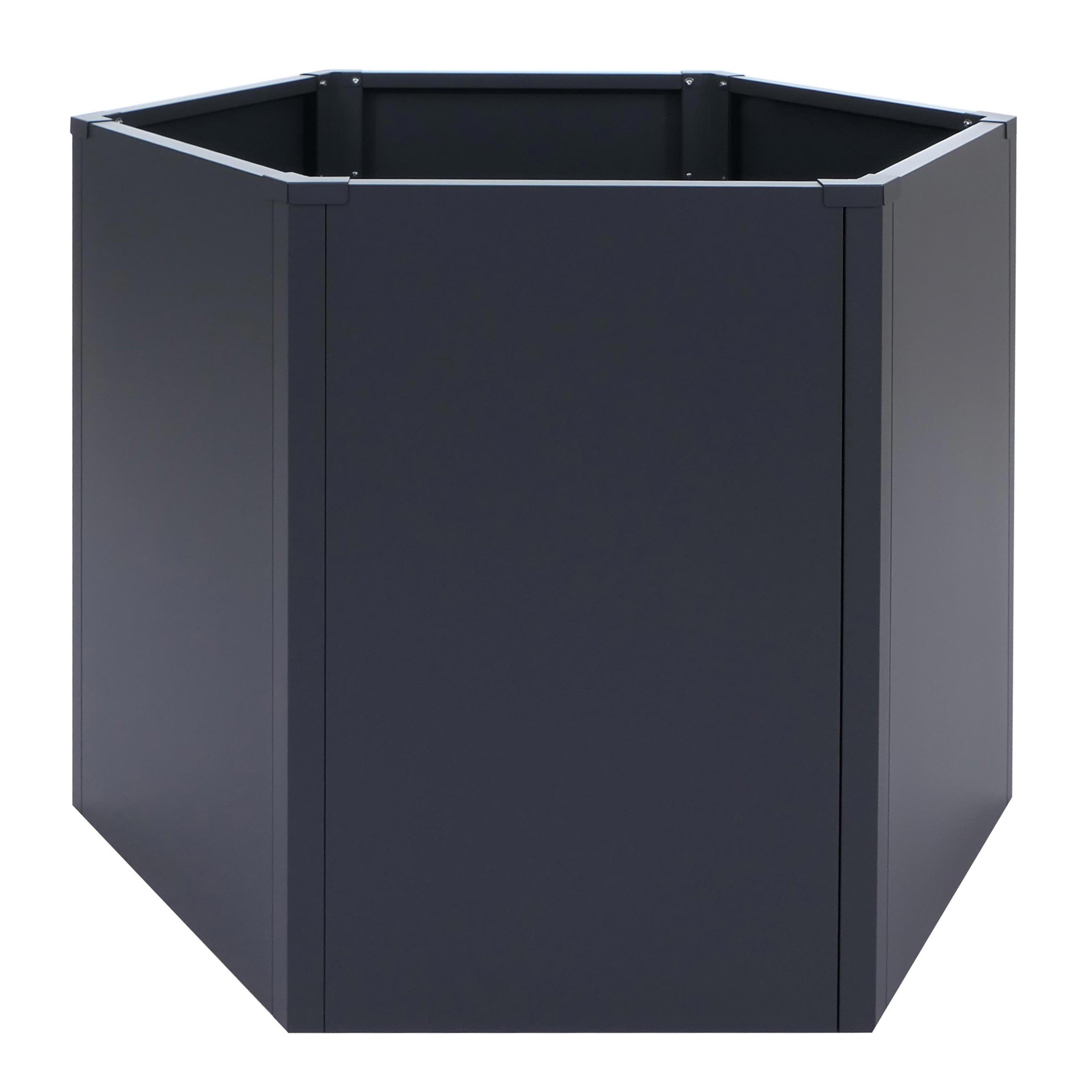 HOCHBEET Anthrazit - Anthrazit, Metall (100/77/88cm) - MCW